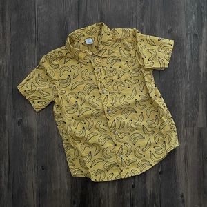 5T || Gone Bananas Boys Stretch Button Down